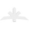 Ekena Millwork Davenport Architectural Grade PVC Gable Bracket, 60"W x 27 1/2"H x 2"D x 6"F, 11/12 Pitch GBP060X28X0206DAV00 - alternate 5